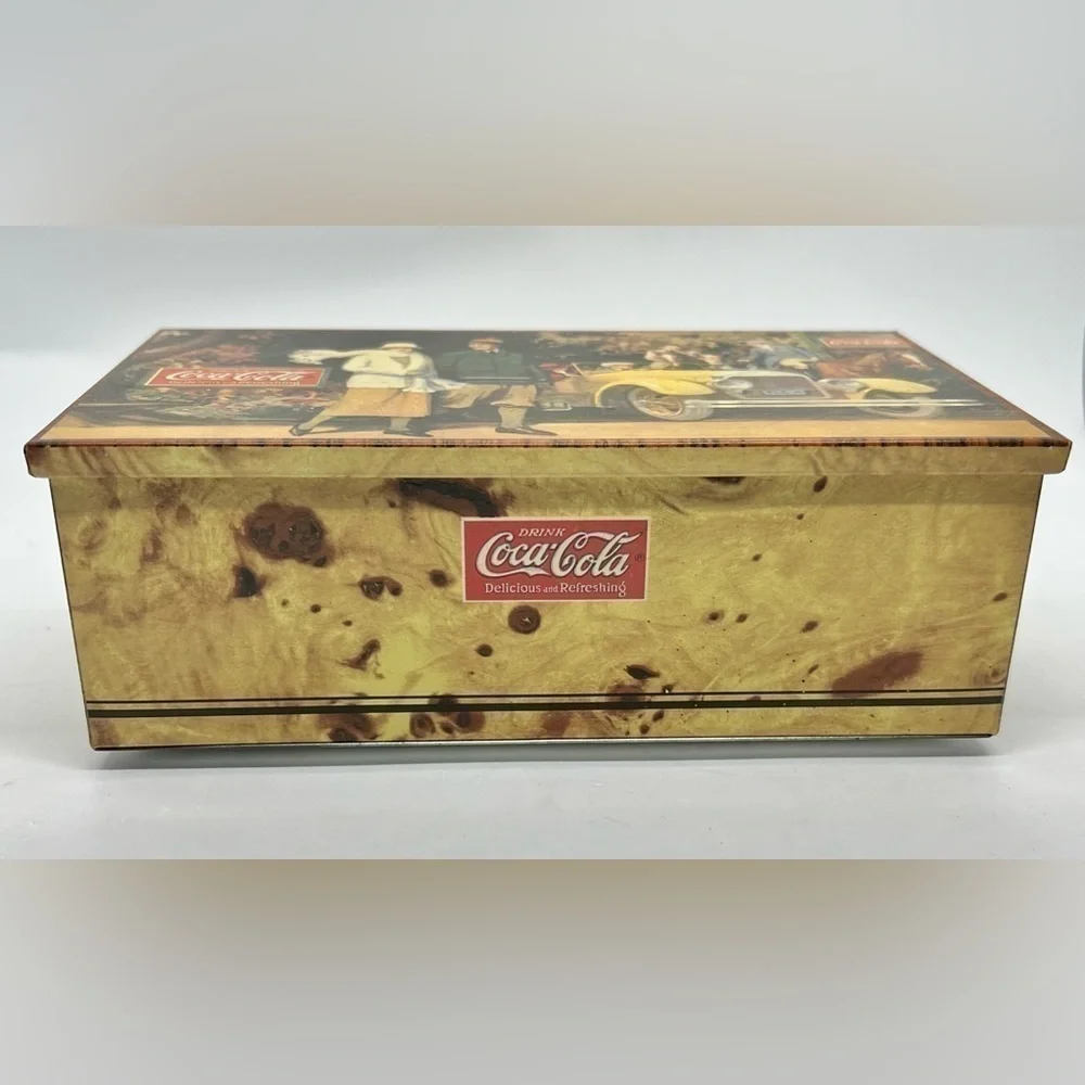 Coca-Cola Soda Coke Retro 1989 Collectible Gift Tin Box Container